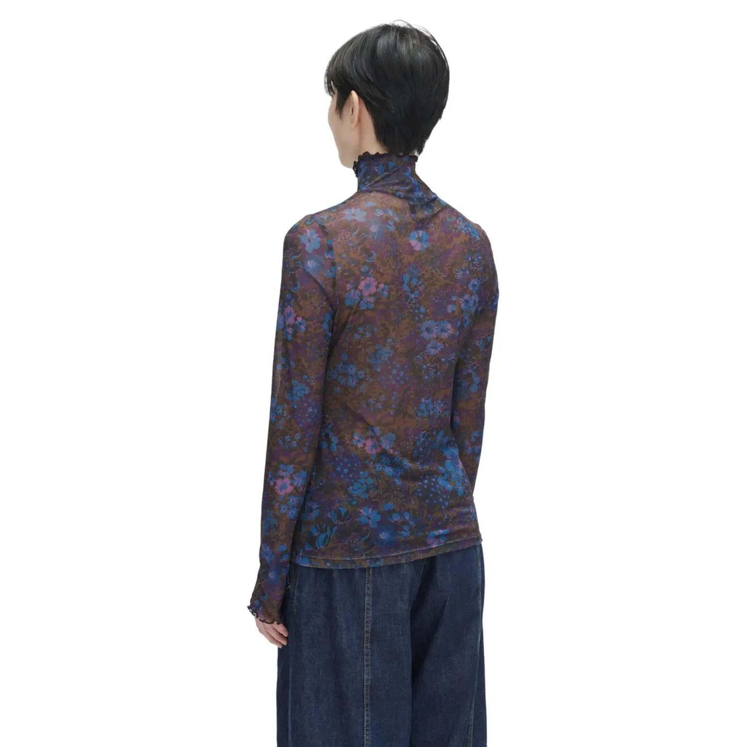 Recall Fitted Top In Blue