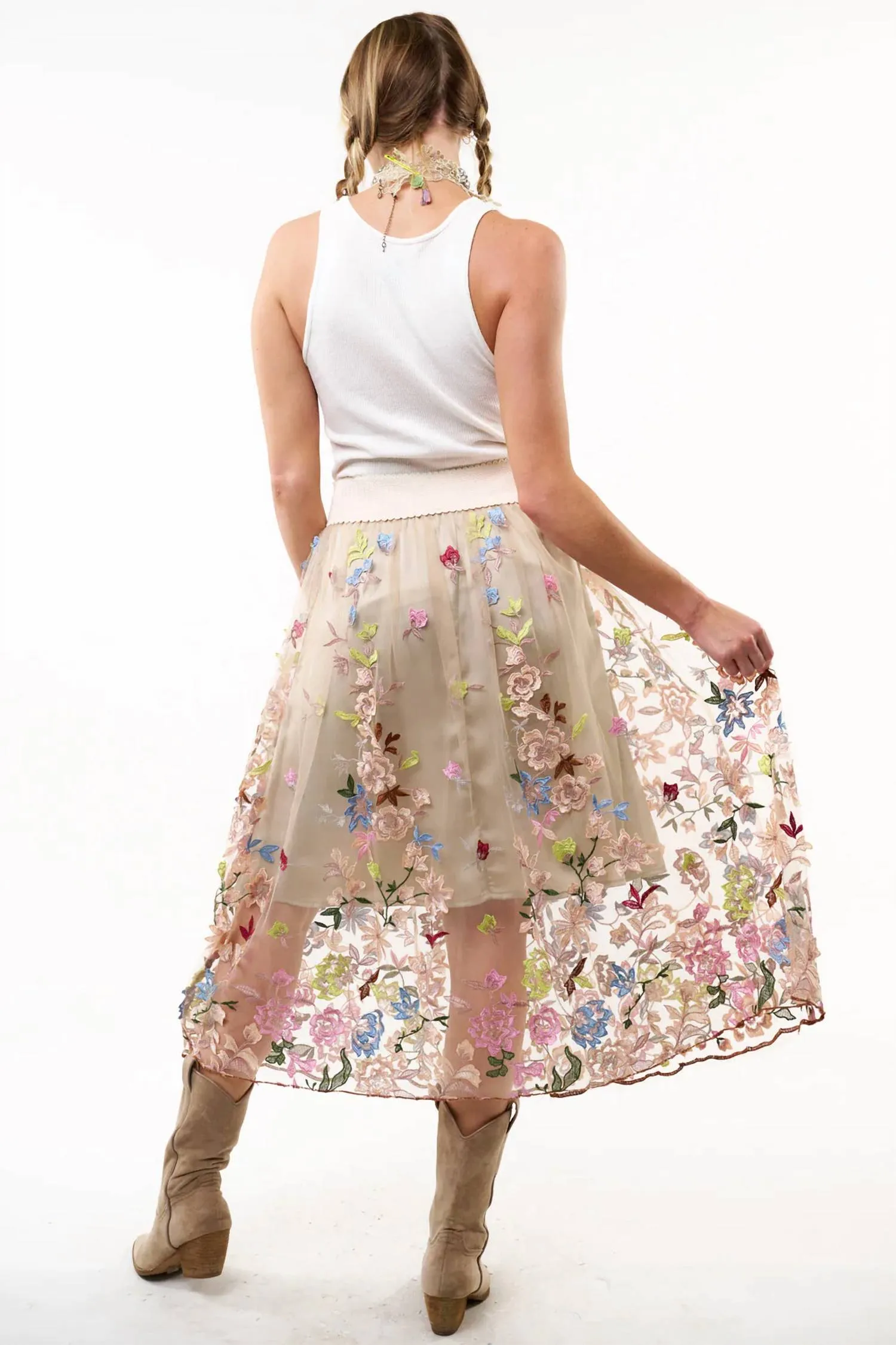 Roman Holiday Skirt In Multi