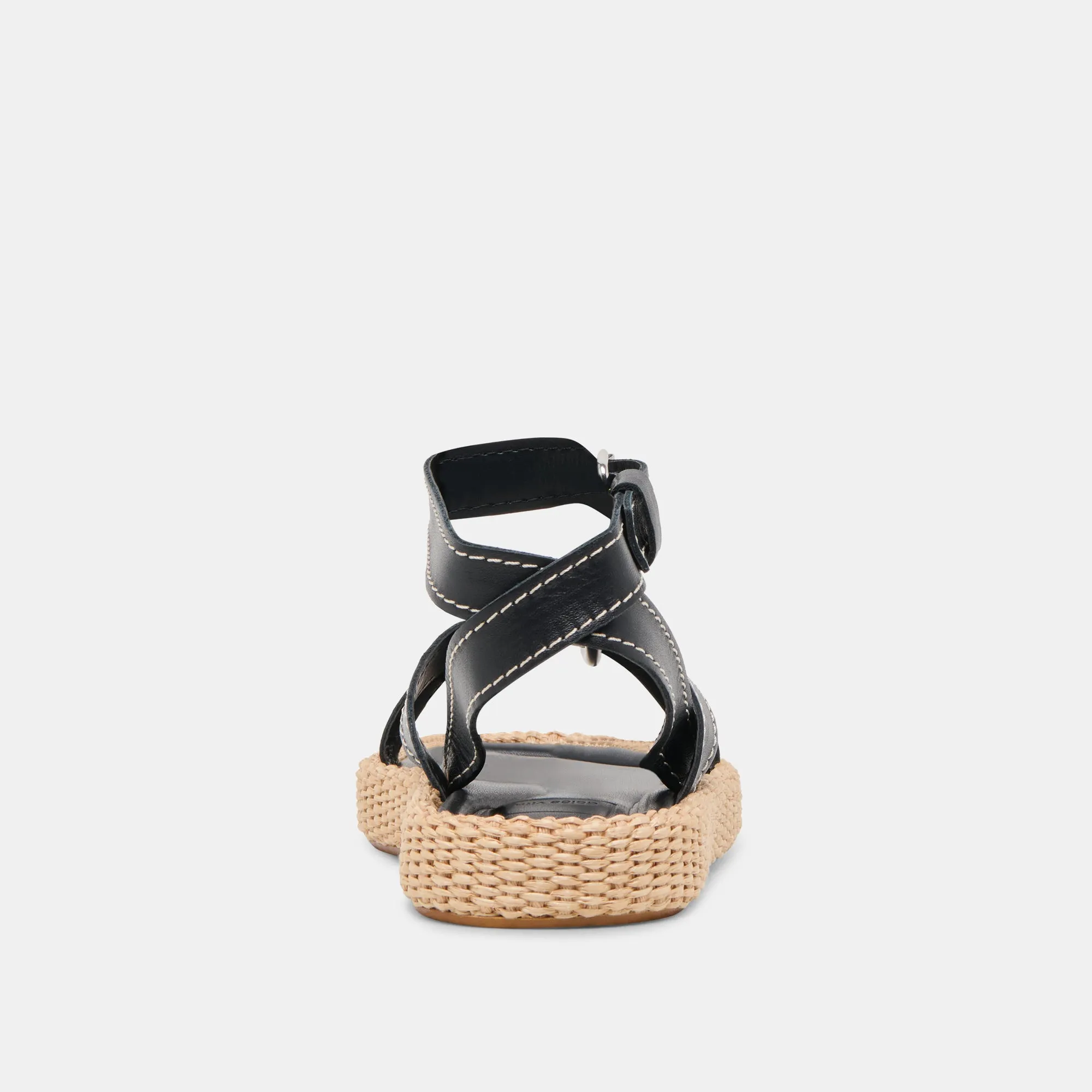 ROXIE SANDALS BLACK LEATHER