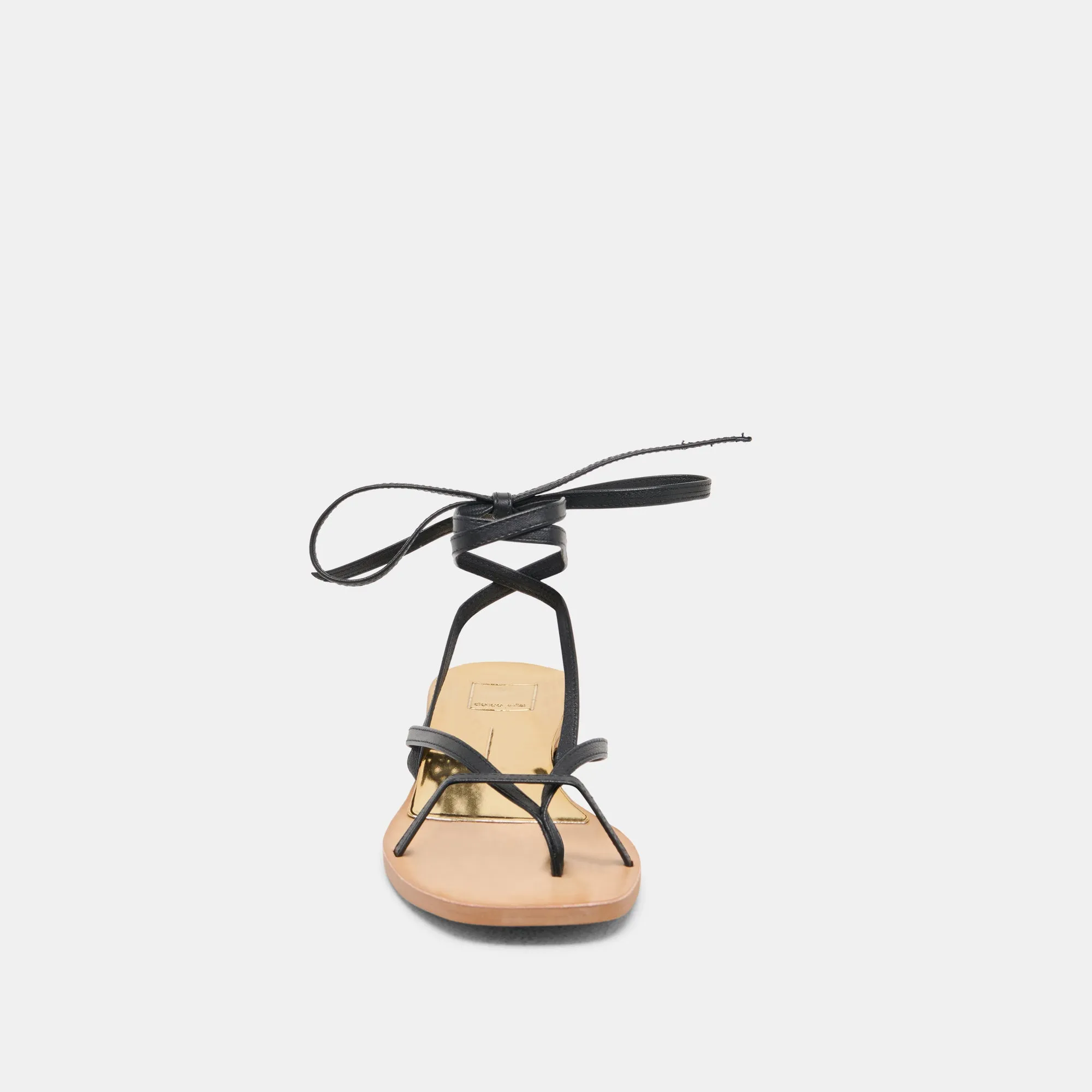 RUDIE SANDALS BLACK LEATHER