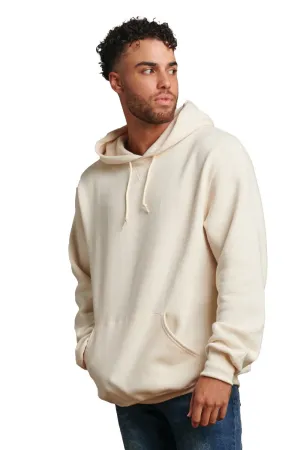 Russell Athletic Mens Dri-Power Moisture Wicking Hooded Sweatshirt Hoodie w/ Pouch Pocket - Vintage White