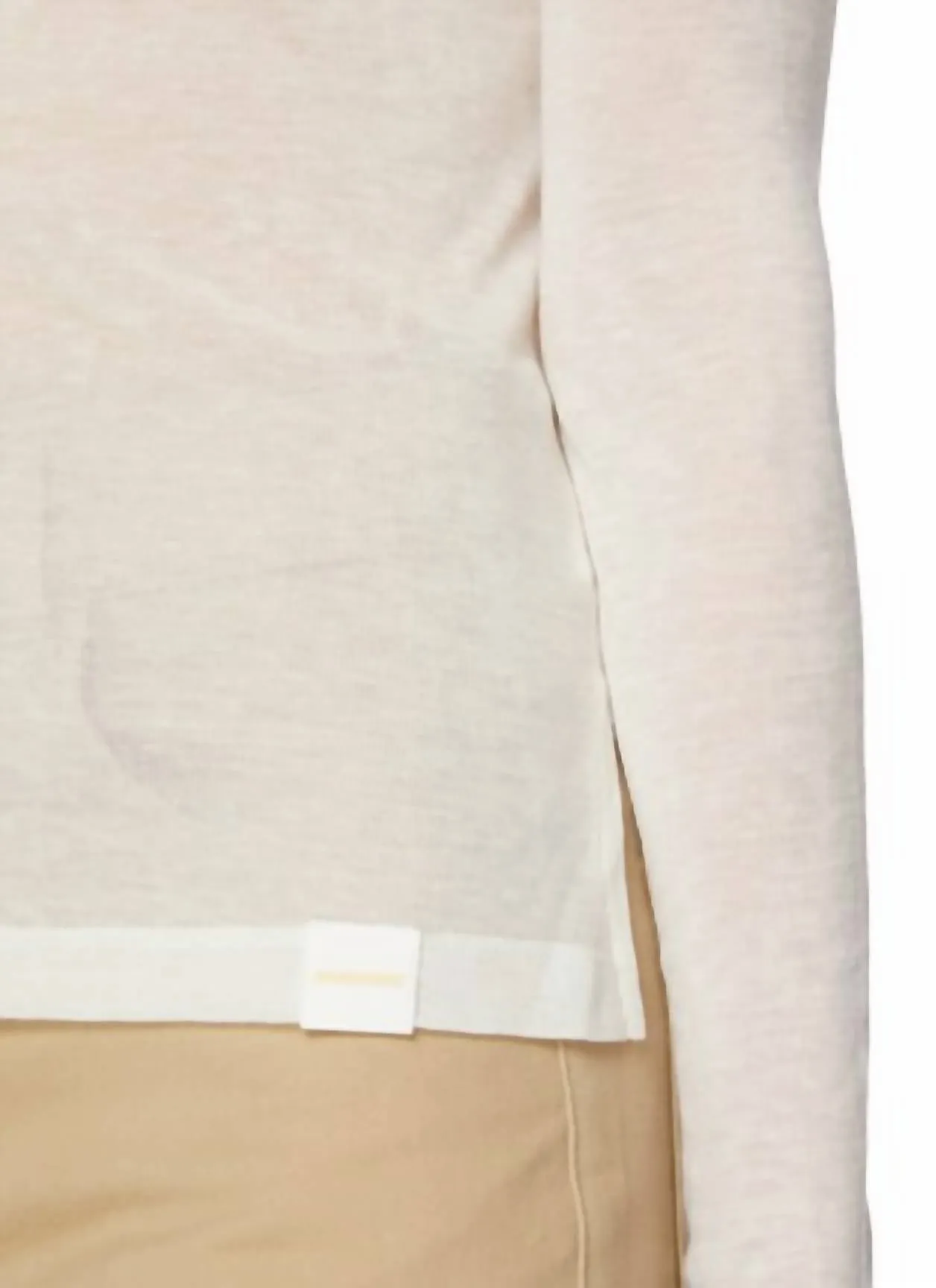 Sandy Turtleneck Top In Ivory