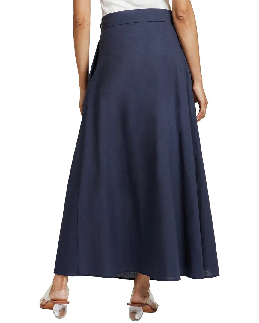 Santorelli   Drew A-Line Midi  Skirt