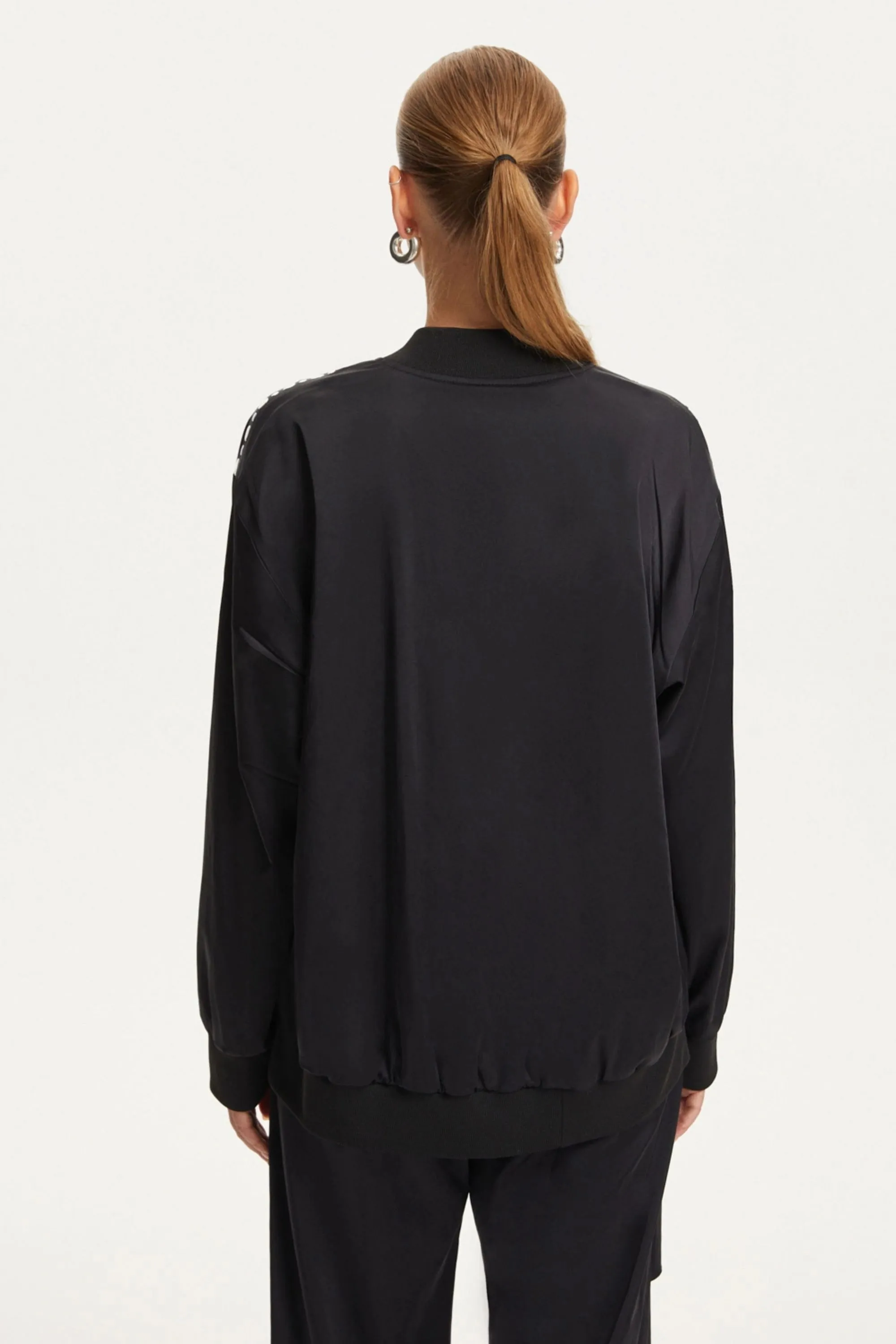 Satin Full Zip Jacket