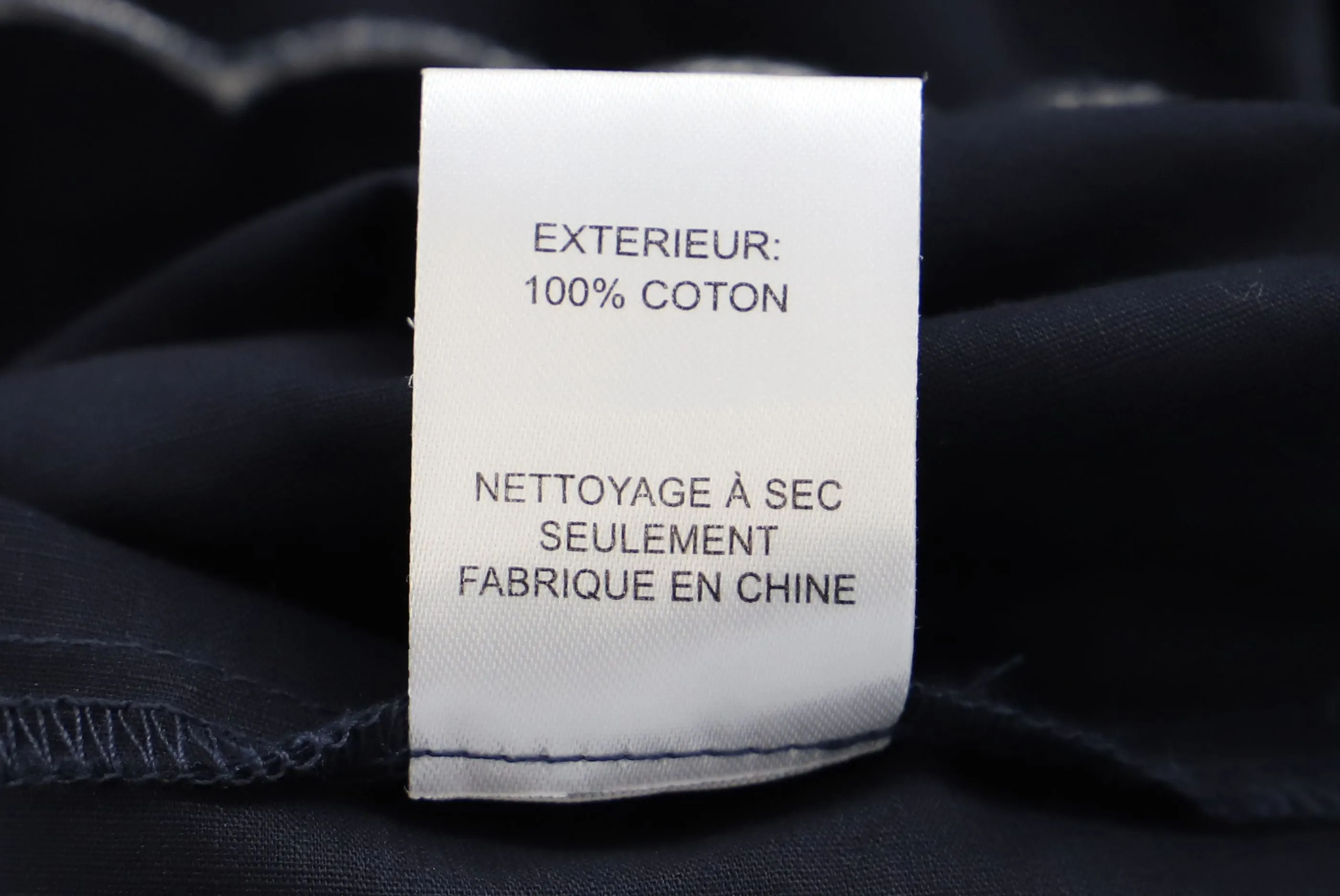 Sea New York Ruffled Broderie Anglaise Blouse in Navy Blue Cotton