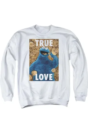 Sesame Street Beautiful Cookies Adult Crewneck Sweatshirt