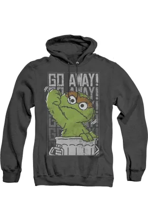 Sesame Street Go Away Adult Heather Hoodie