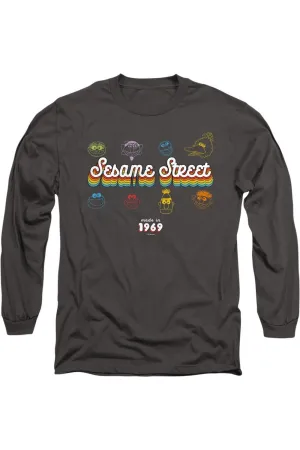 Sesame Street Made In 1969 Long Sleeve Adult Tee / T-Shirt