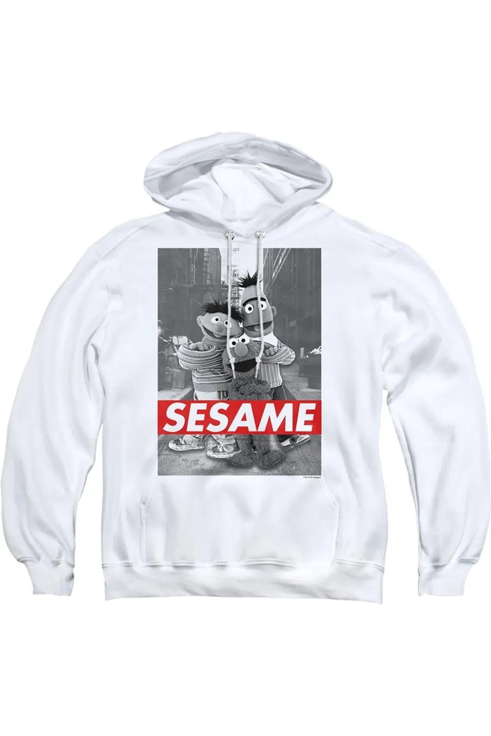 Sesame Street Sesame Adult Pull Over Hoodie