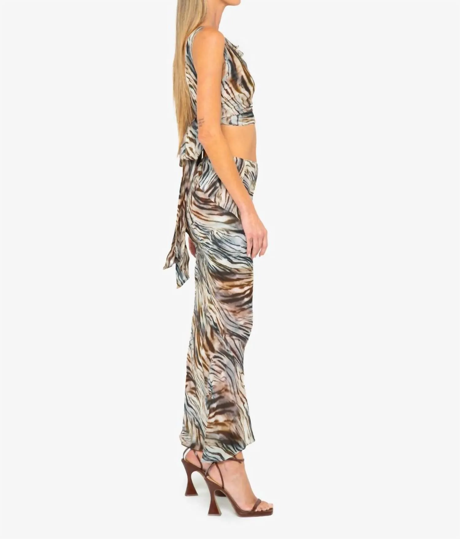 Sevy Skirt In Safari Print