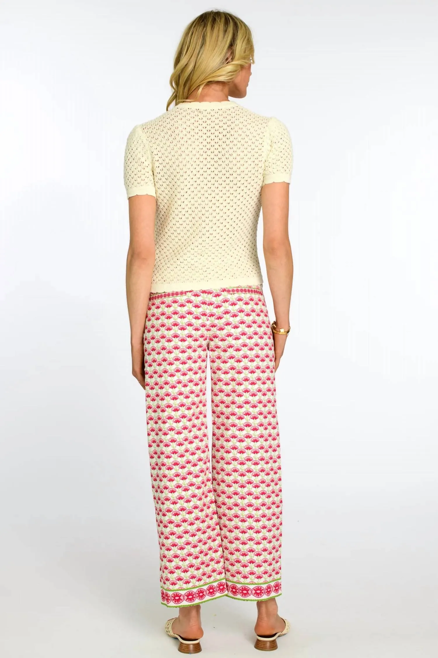 Shelby Short Sleeve Sweater In Coconut Milk