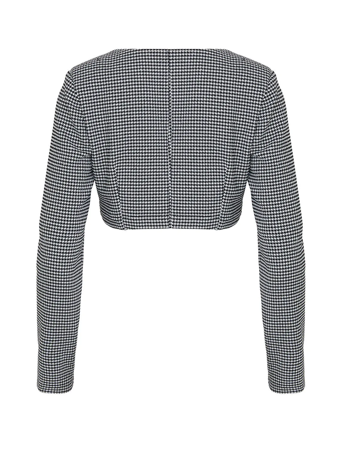 Shoulder Pad Crop Top