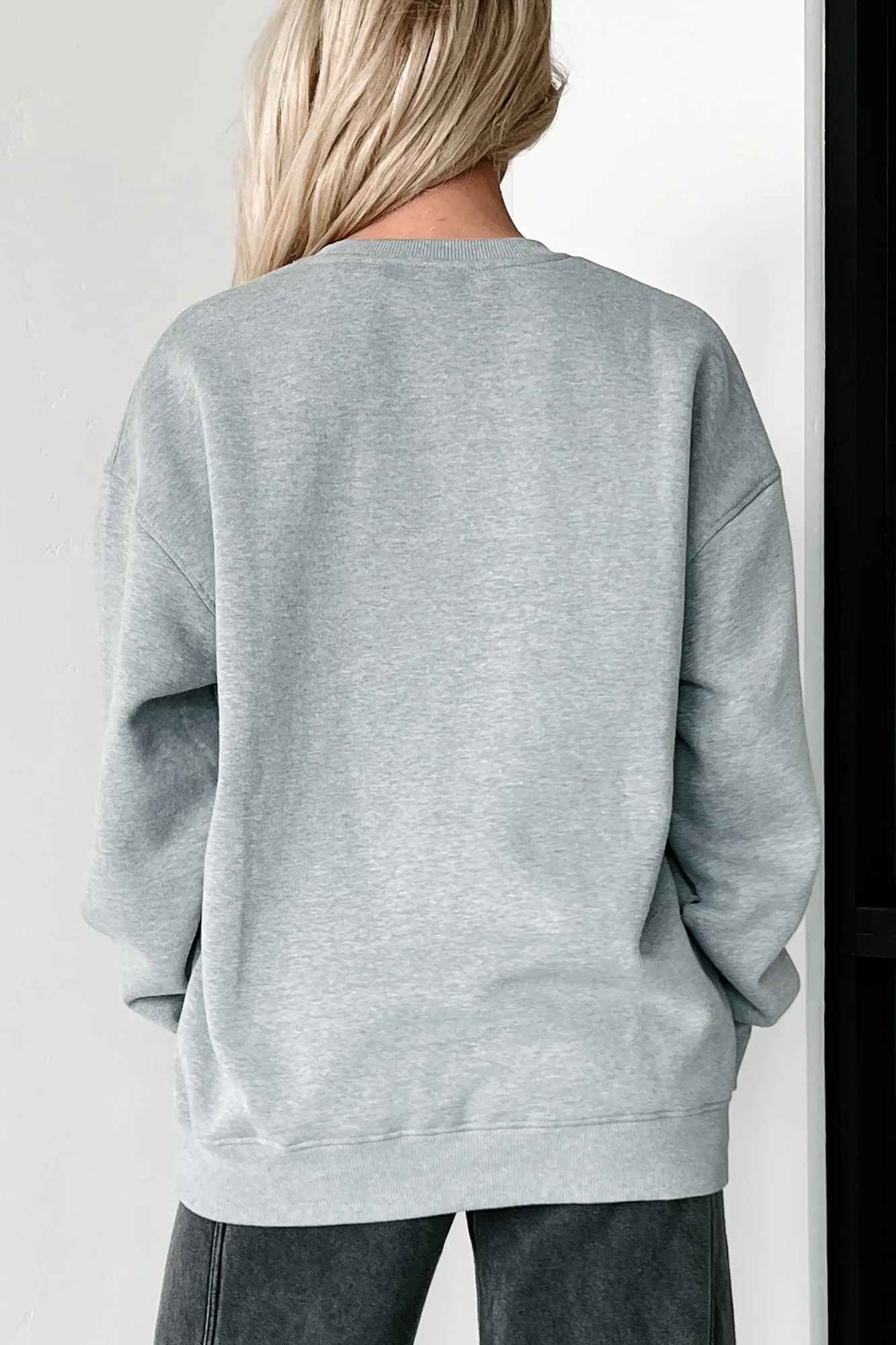 Simple Appreciation Crewneck Sweatshirt (Heather Grey)