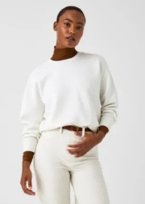 Spanx AirEssentials Crew Neck Sweatshirt in Powder