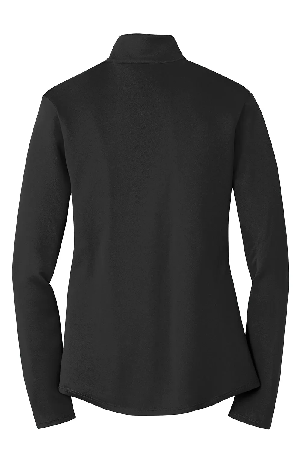 Sport-Tek Womens Competitor Moisture Wicking 1/4 Zip Sweatshirt - Black