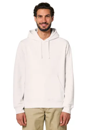 Stanley/Stella Mens Drummer 2.0 Hooded Sweatshirt Hoodie w/ Pouch Pocket - Vintage White