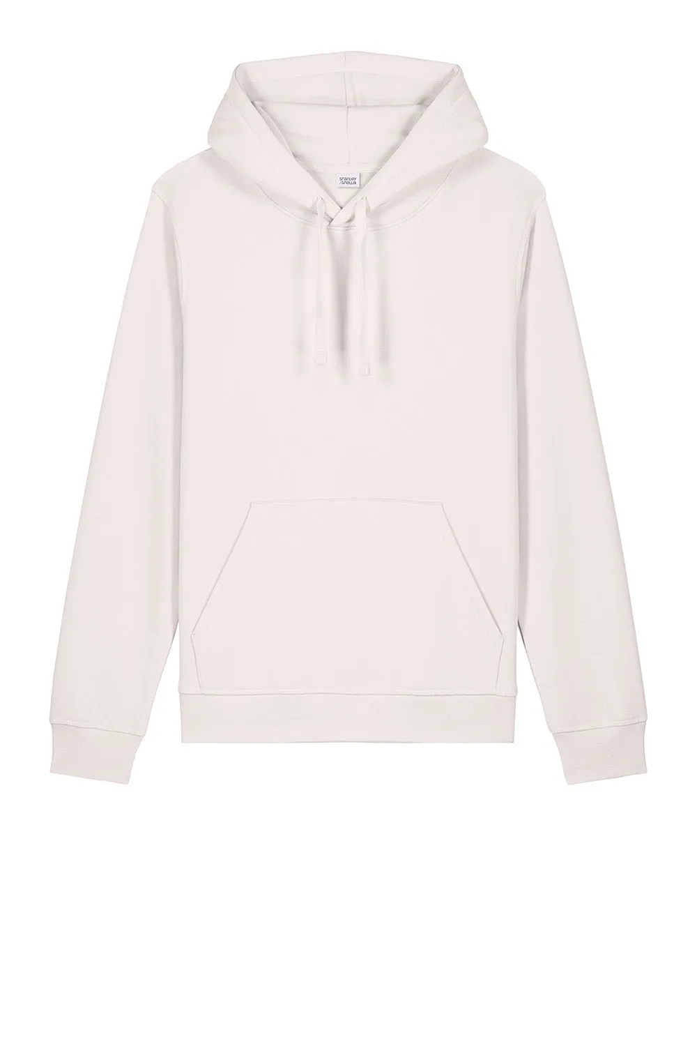 Stanley/Stella Mens Drummer 2.0 Hooded Sweatshirt Hoodie w/ Pouch Pocket - Vintage White