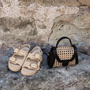 STARLA CROCHET SANDALS   TROPEZ CROSSBODY BLACK BUNDLE