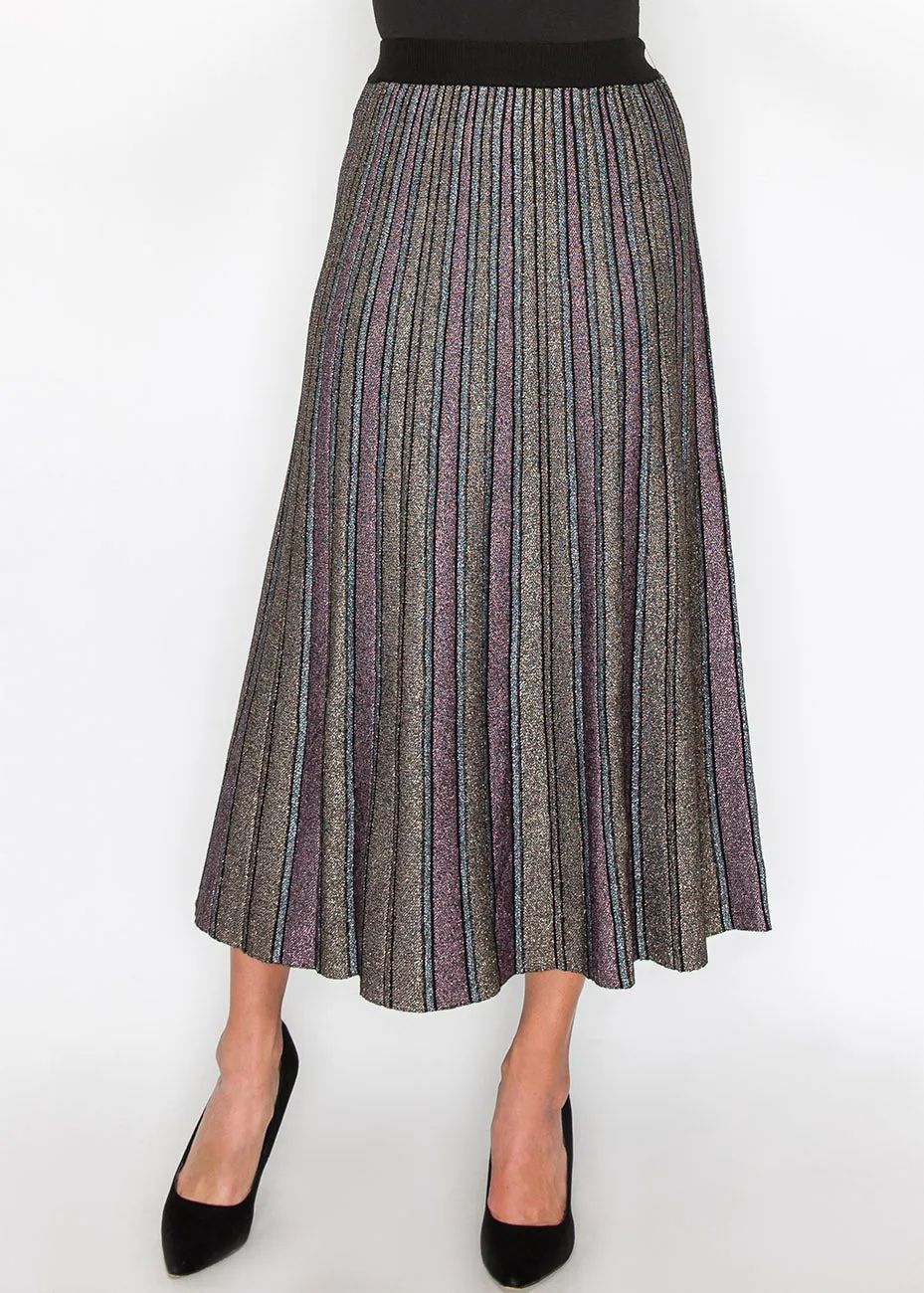 Starlight Striped Knit Skirt