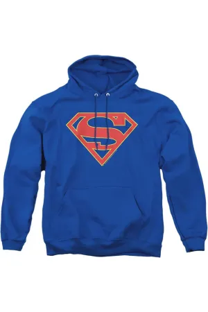 Supergirl Logo Adult Pull Over Hoodie / Hooded Sweatshirt