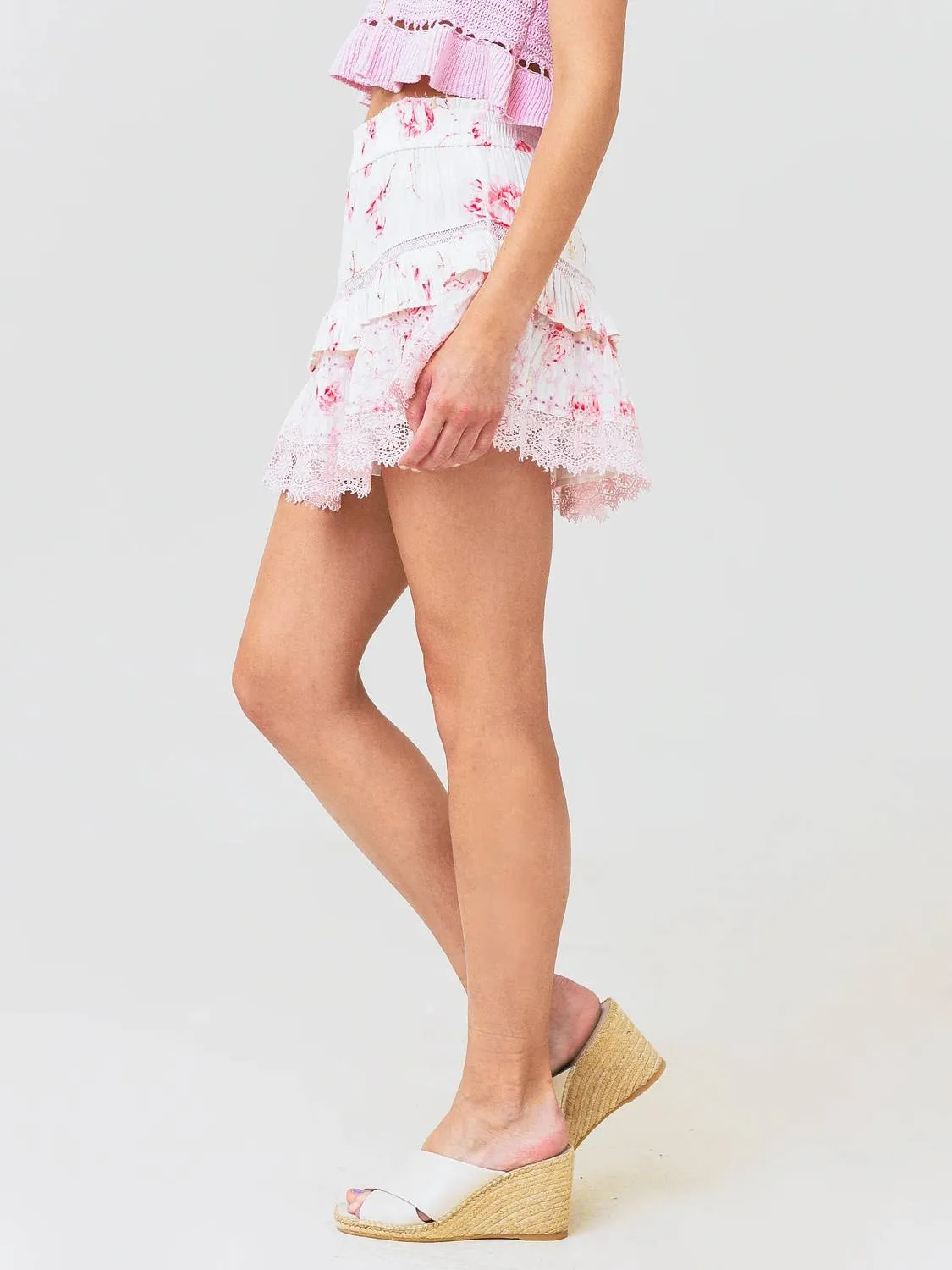 Tanisha Skirt In Cherry Soda