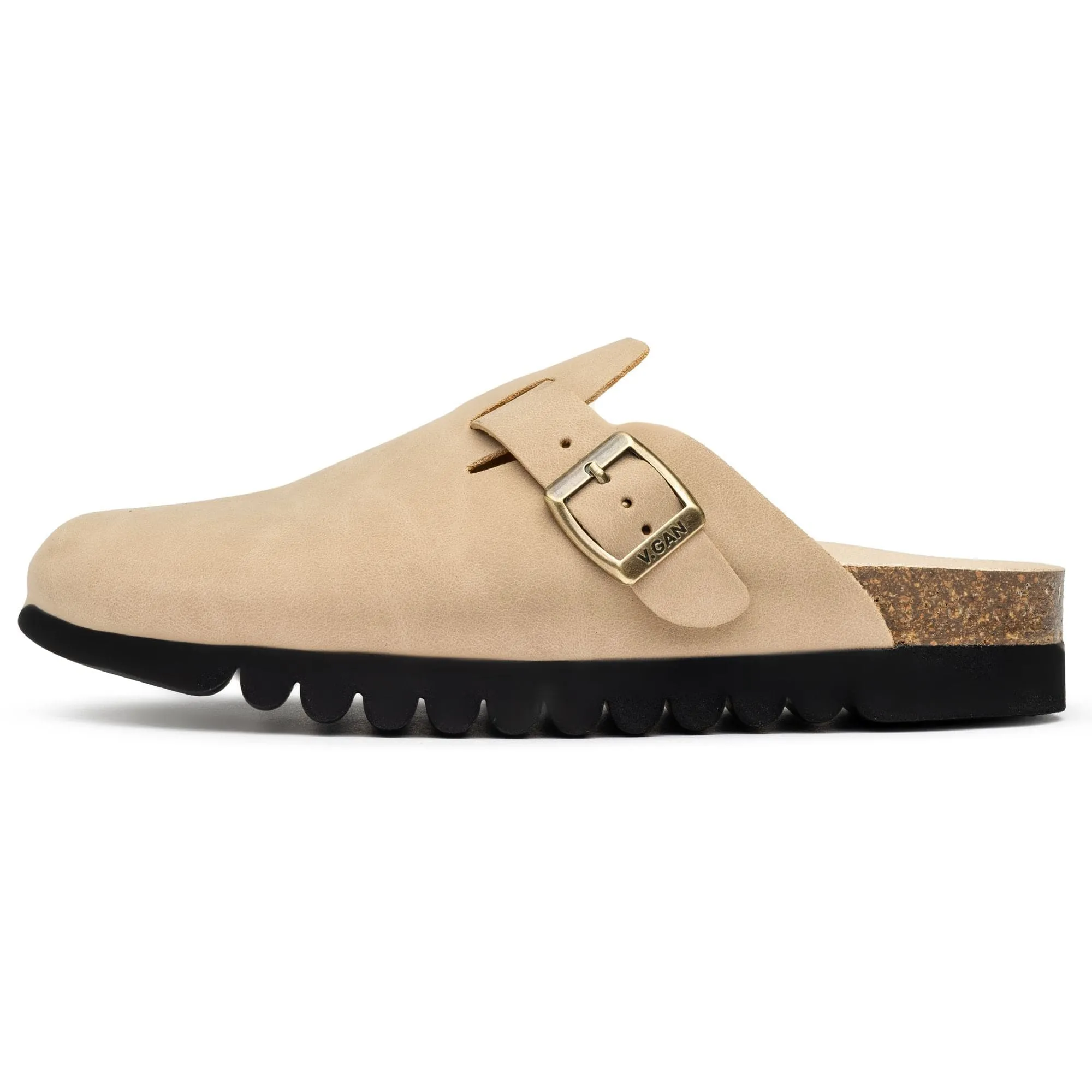 Taro Women's Footbed Vegan Sandals | Natural Taupe