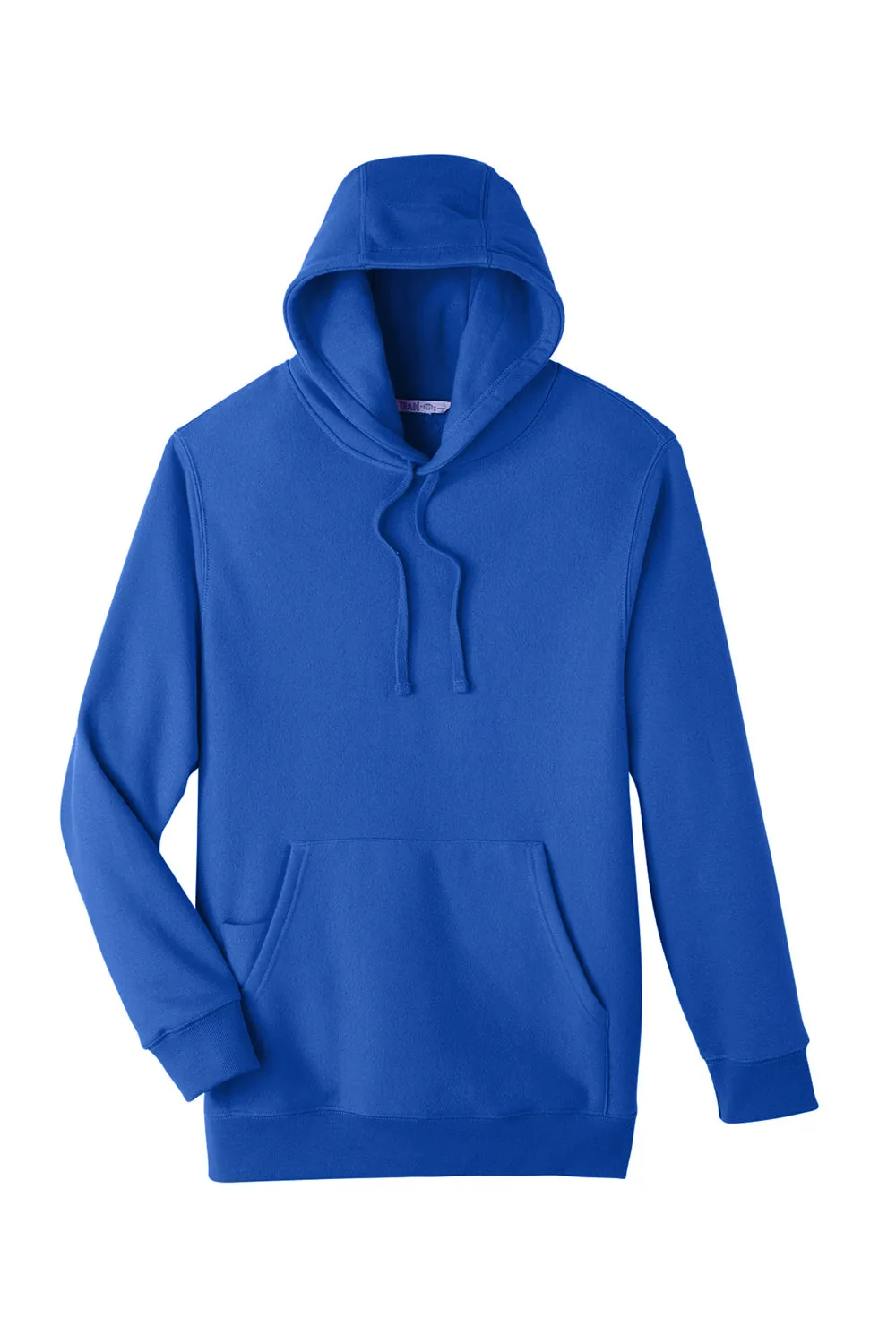 Team 365 Mens Zone HydroSport Fleece Water Resistant Hooded Sweatshirt Hoodie w/ Pouch Pocket - Royal Blue