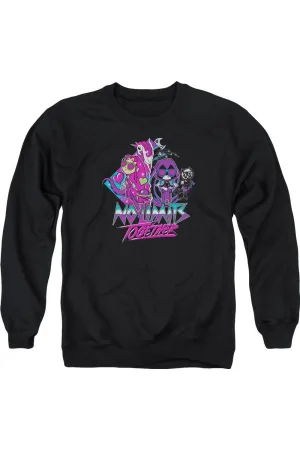 Teen Titans Go To The Movies No Limits Adult Crewneck Sweatshirt