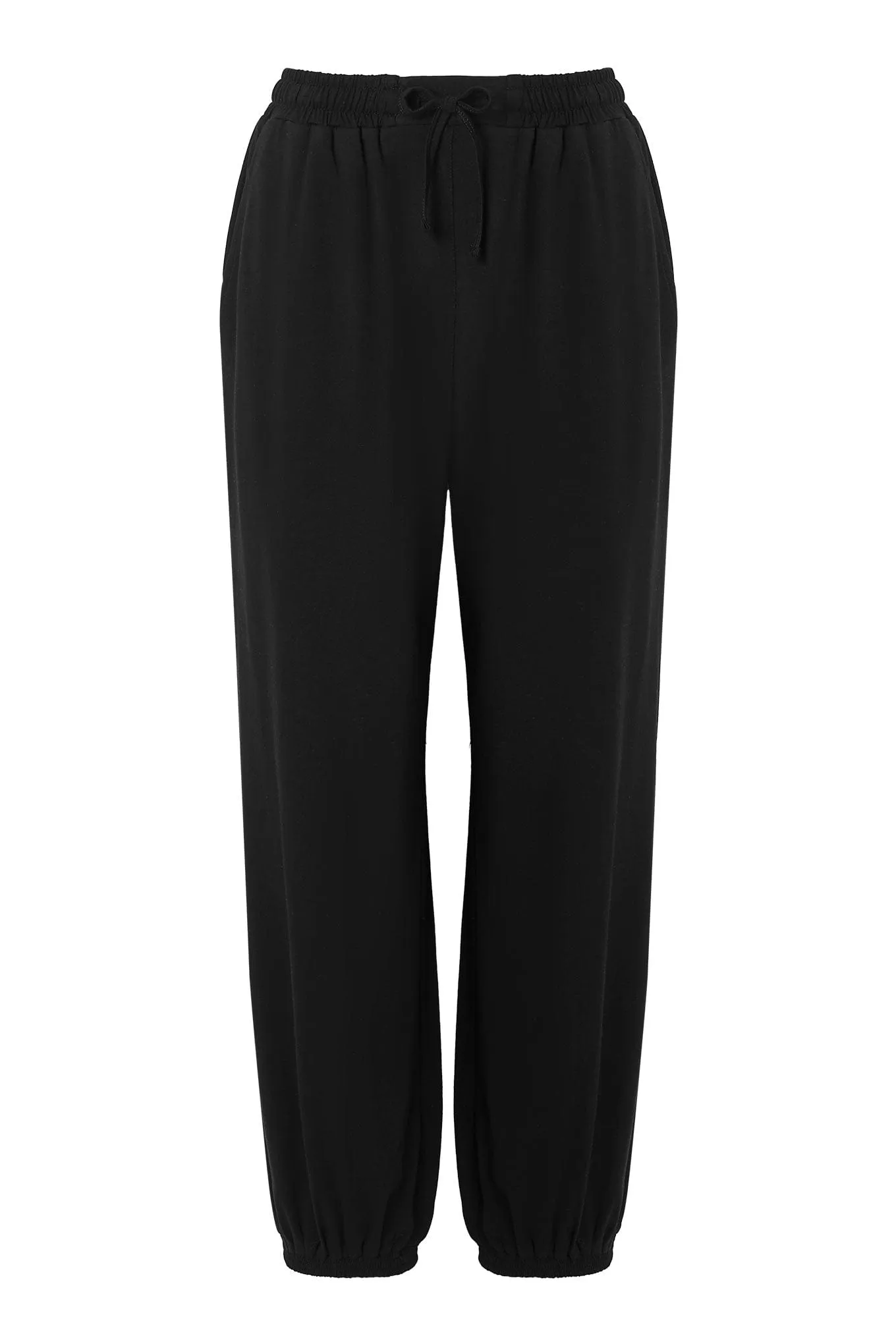 Teresa Women's Organic Cotton Joggers | Black