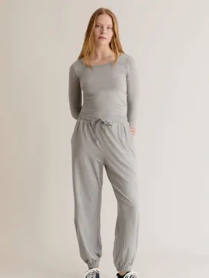Teresa Women's Organic Cotton Joggers | Grey