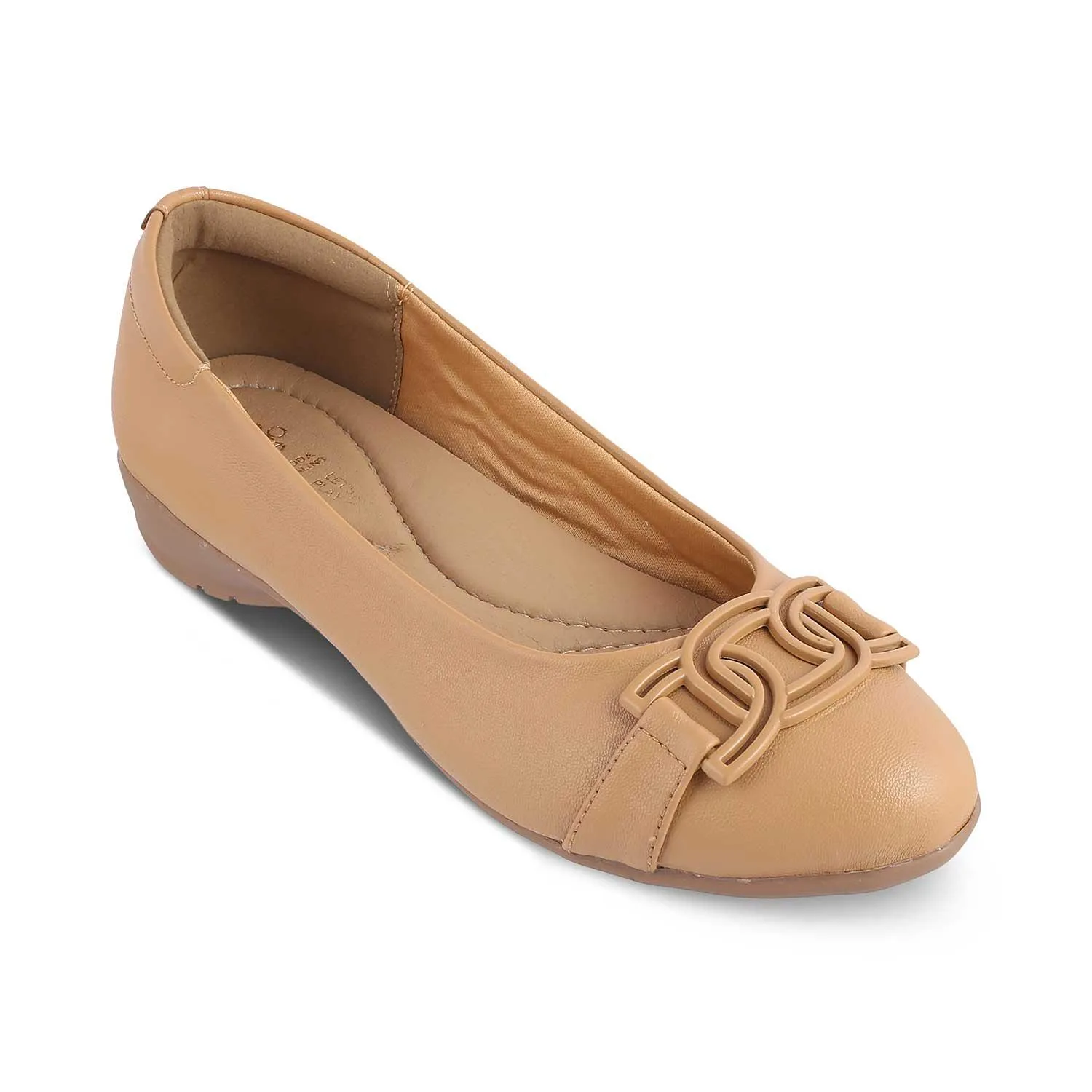 The Geom Beige Women's Dress Ballerinas Tresmode