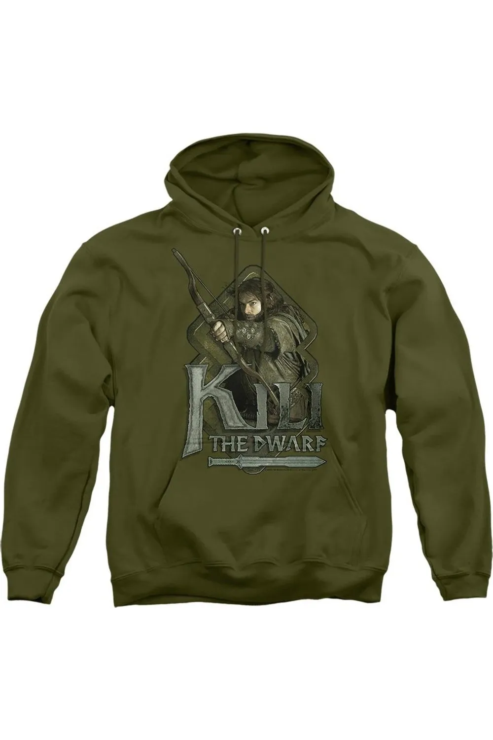 The Hobbit Kili Adult Pull Over Hoodie / Hooded Sweatshirt