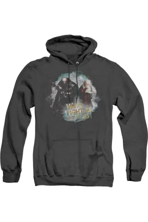 The Hobbit We´re Fighters Adult Heather Hoodie