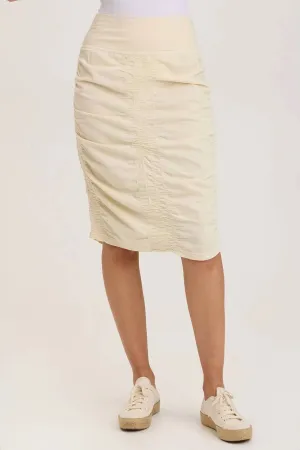 Trace Skirt In Toasted Almond