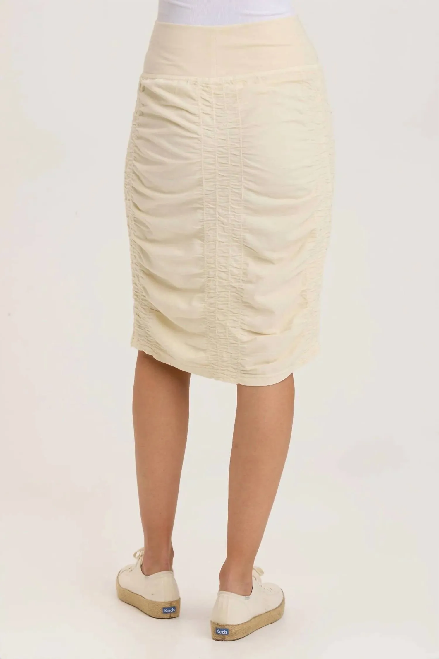 Trace Skirt In Toasted Almond