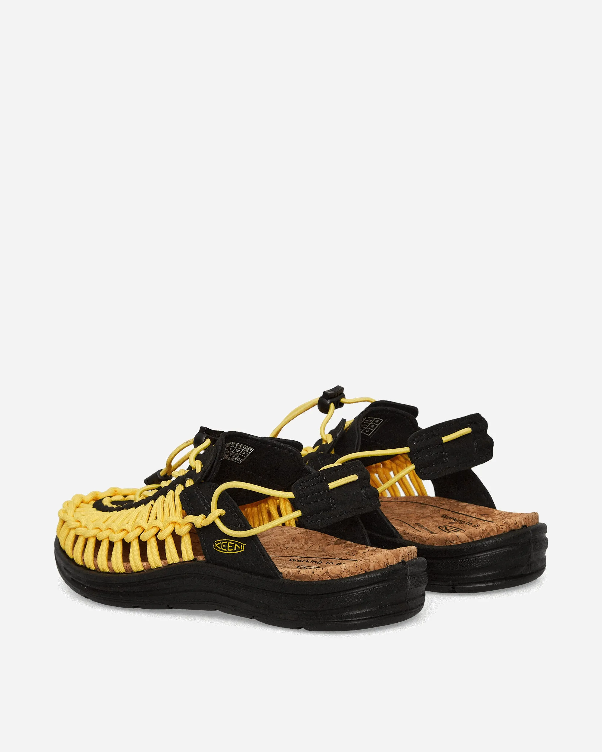 Uneek II Sandals Black / Yellow