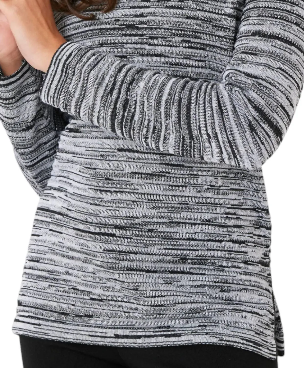 V-Neck Top In Ivory