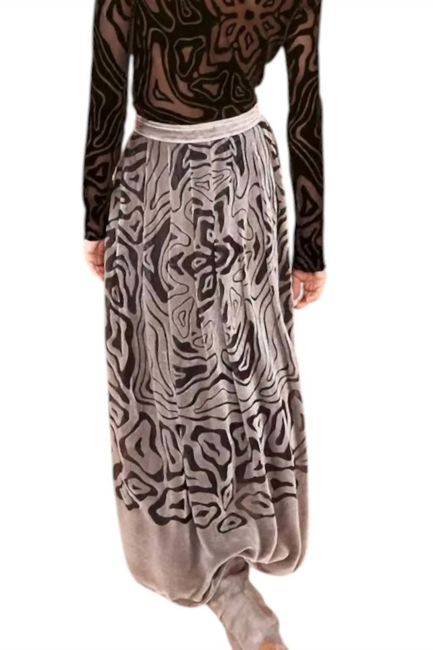 Valetta Midi Skirt In Luna