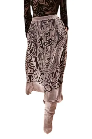 Valetta Midi Skirt In Luna