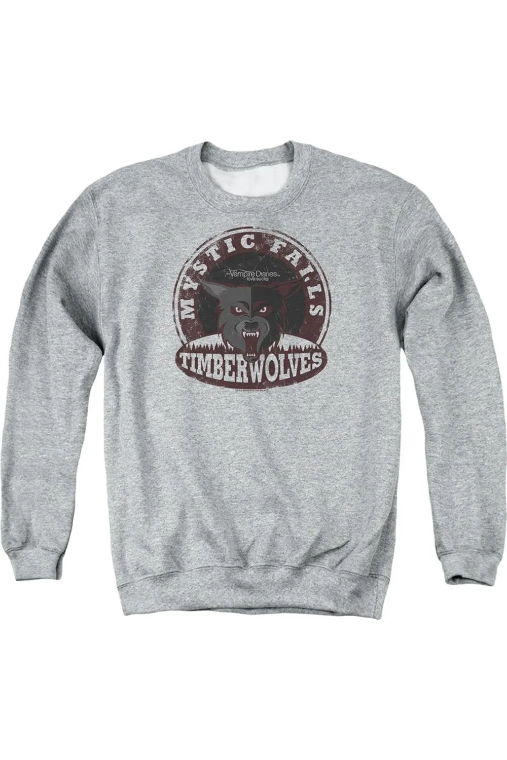 Vampire Diaries Timberwolves Adult Crewneck Sweatshirt