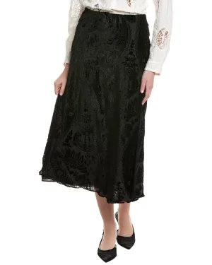 Vince Camuto Velvet Burnout Skirt