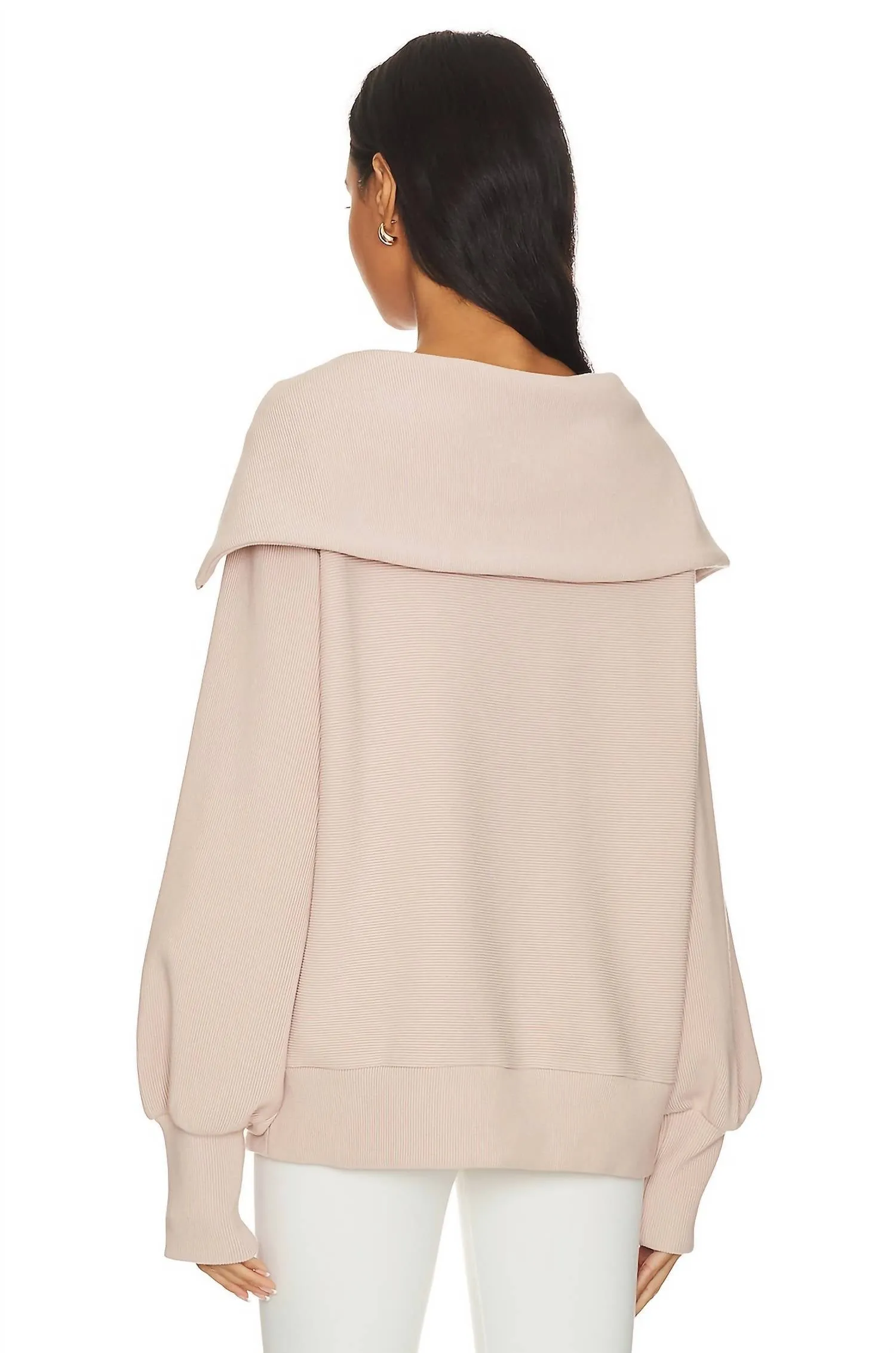 Vine Half Zip Pullover In Mushroom