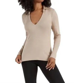 Virgo Top In Beige