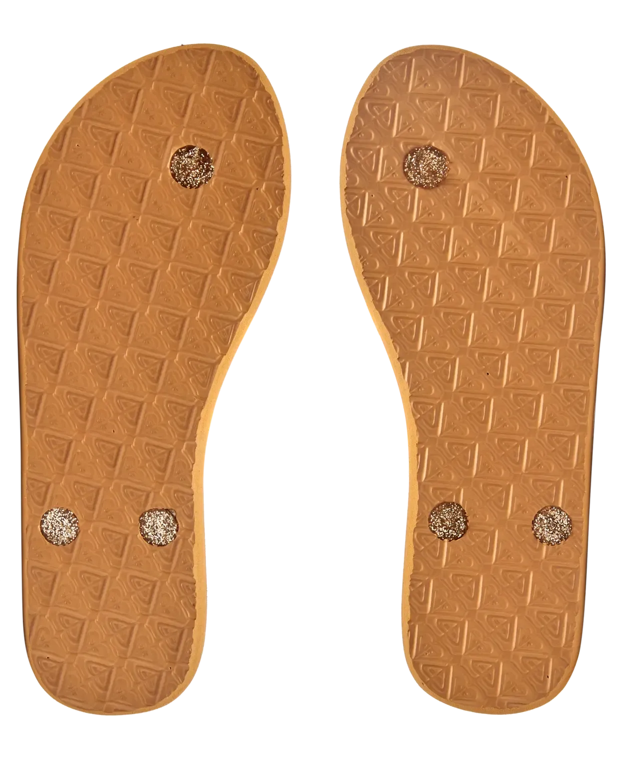 Viva Sparkle Flip Flops in Bronze