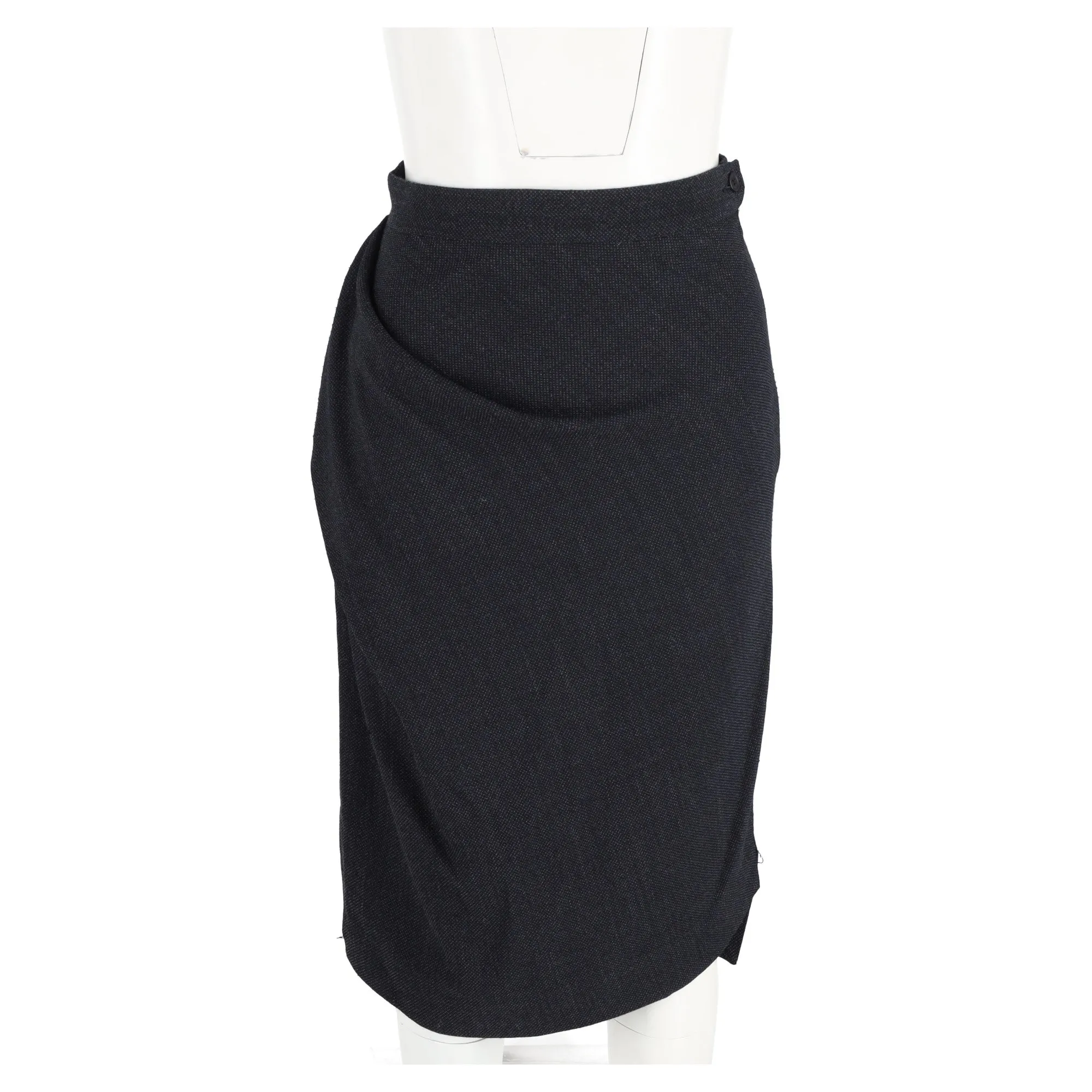 Vivienne Westwood Knee-Length Skirt in Grey Wool