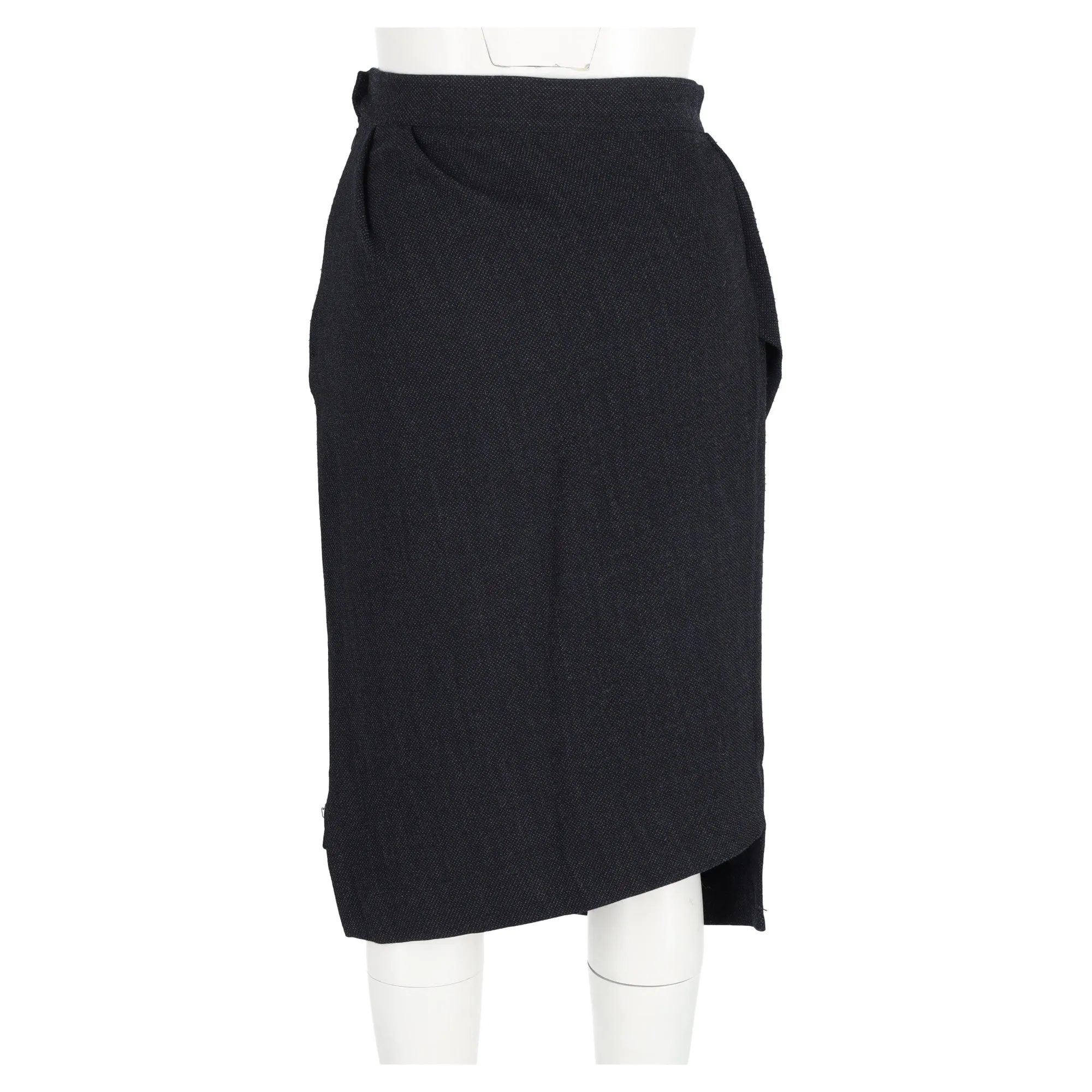 Vivienne Westwood Knee-Length Skirt in Grey Wool