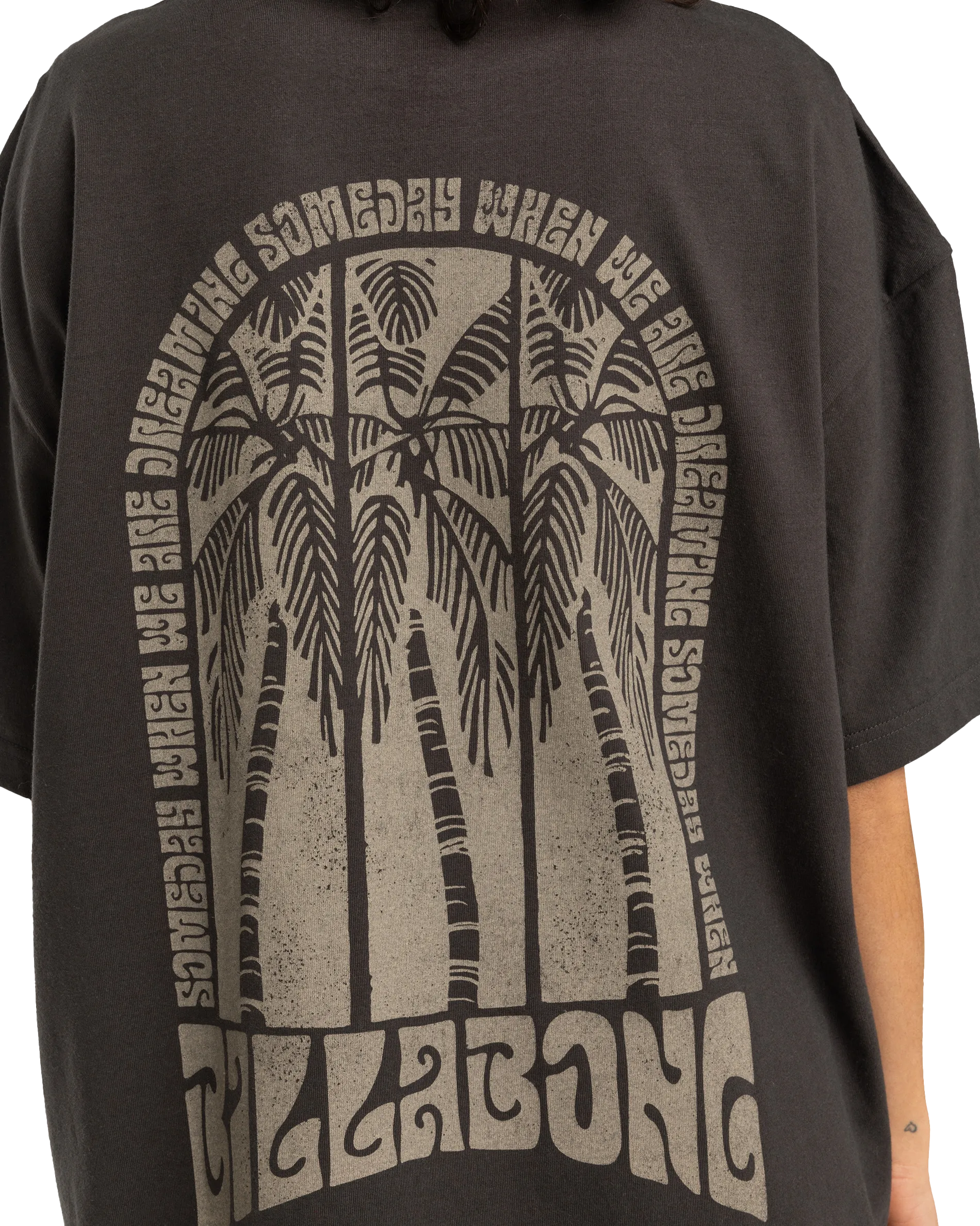 We Are Dreaming T-Shirt in Off Black