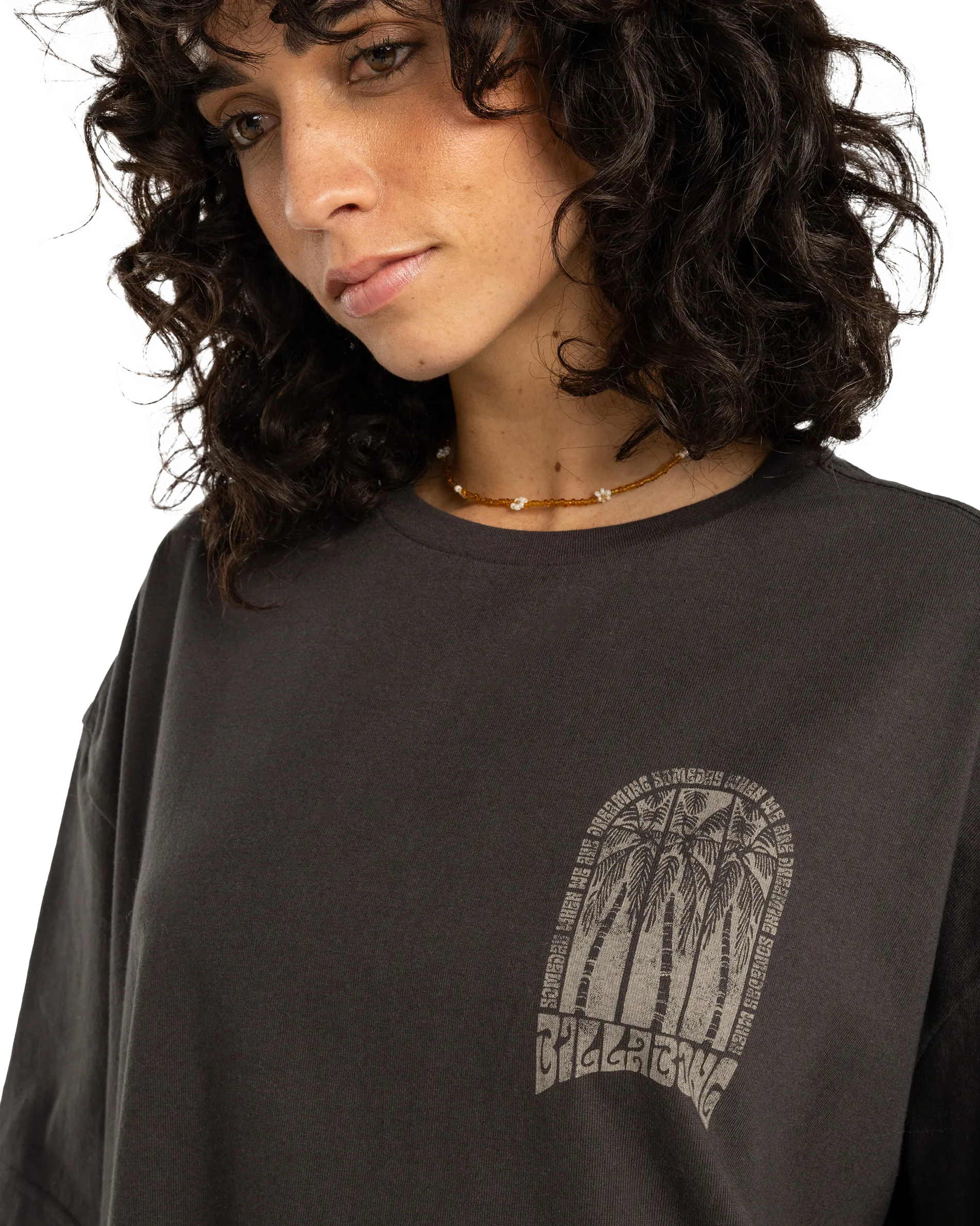 We Are Dreaming T-Shirt in Off Black