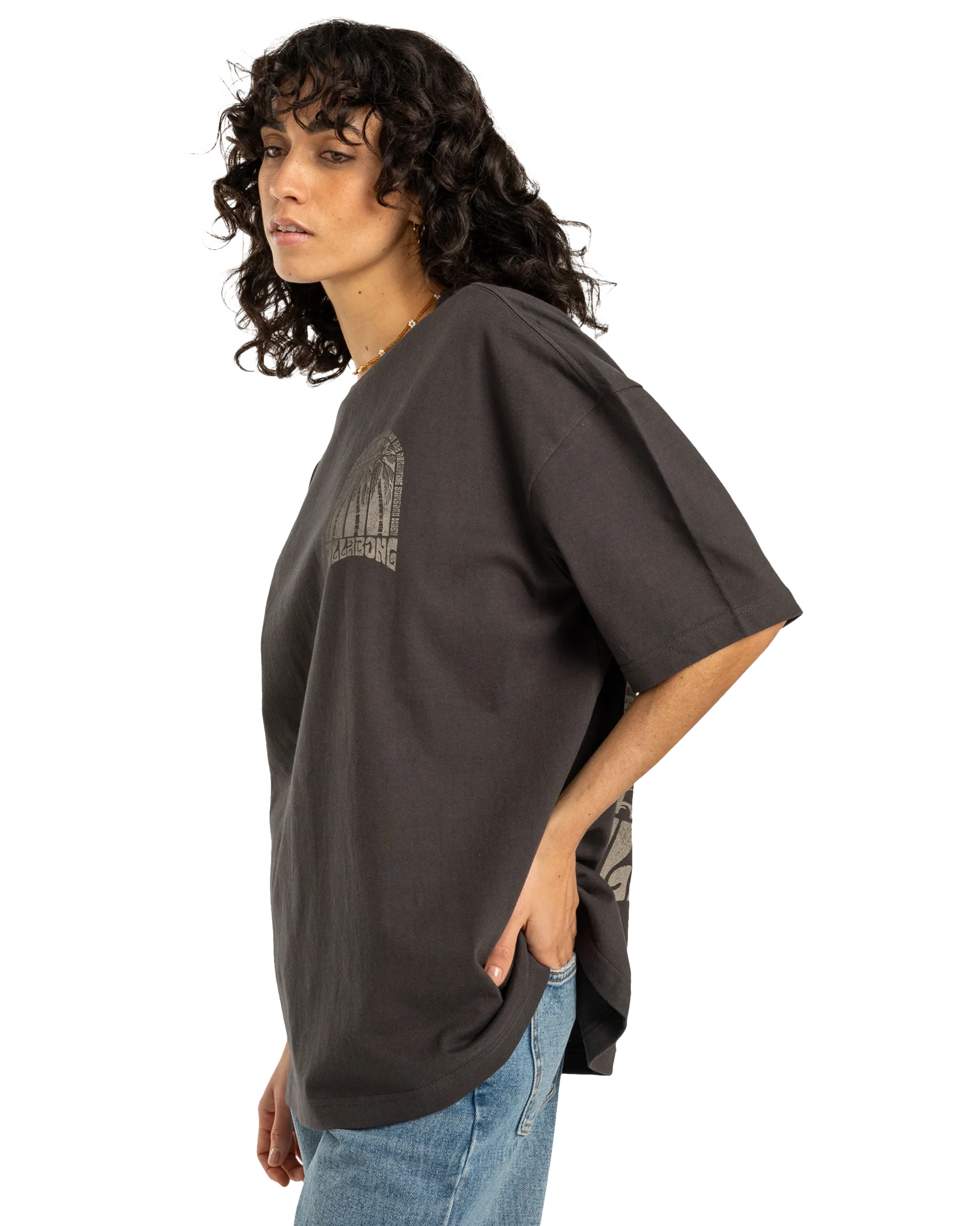 We Are Dreaming T-Shirt in Off Black