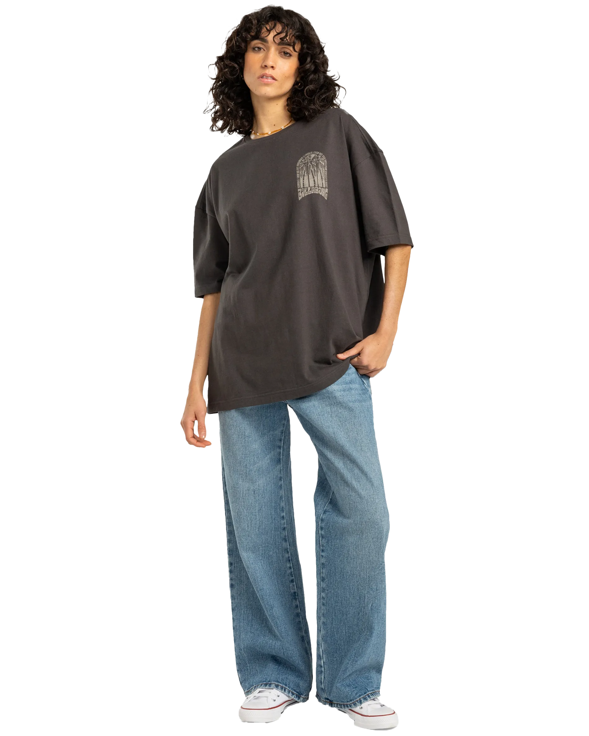 We Are Dreaming T-Shirt in Off Black